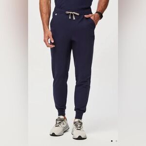 Figs tansen jogger scrub pants navy blue